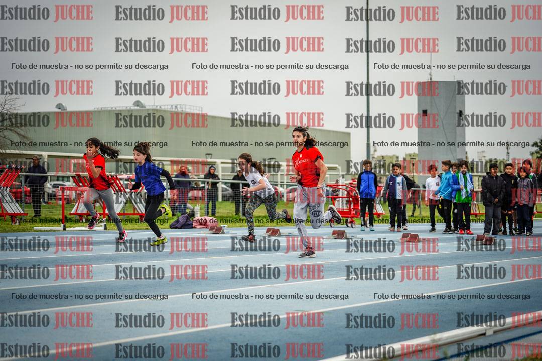 Fotos de los 50 m llanos de mujeres - U12