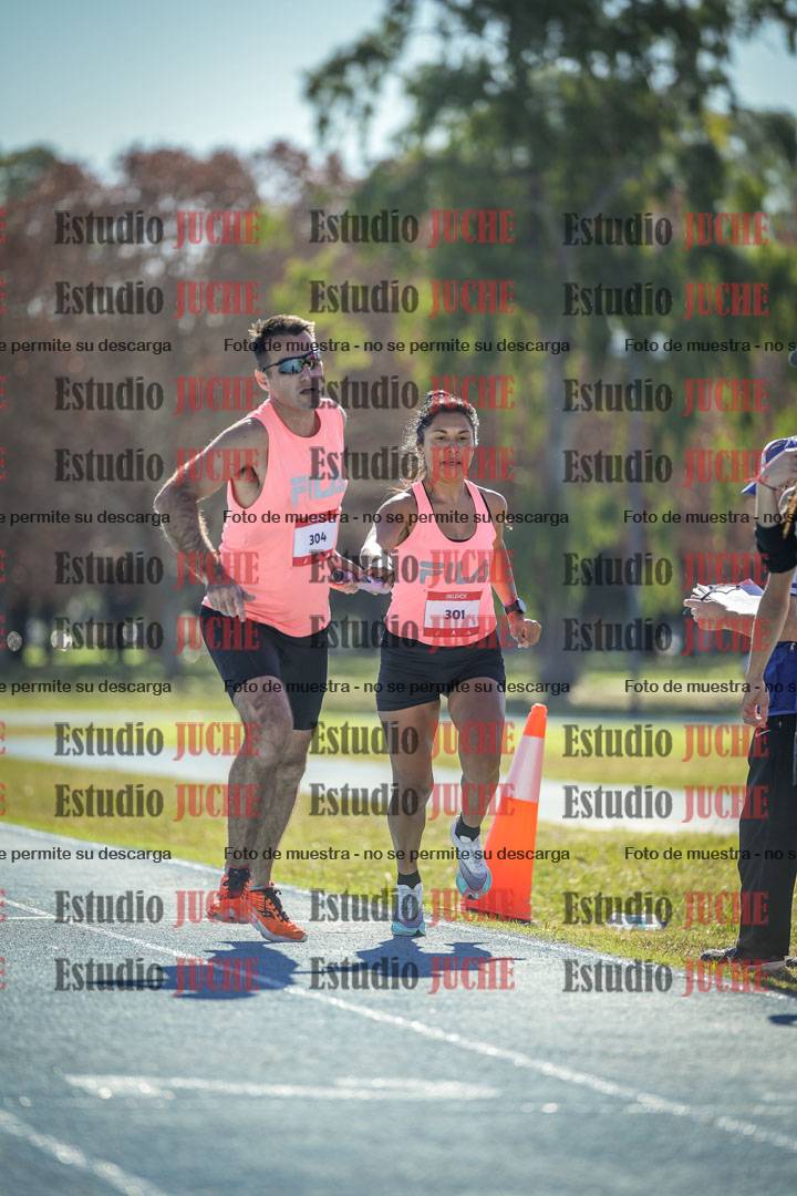 Fotos durante los relevos