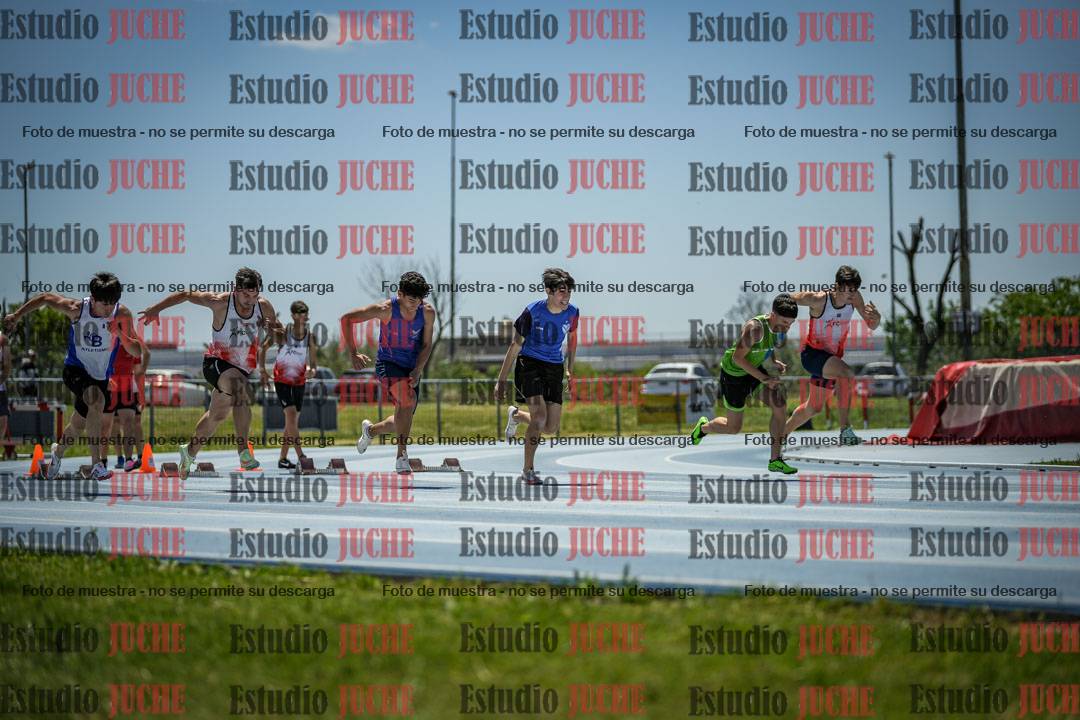 Fotos de los 100 m llanos de varones