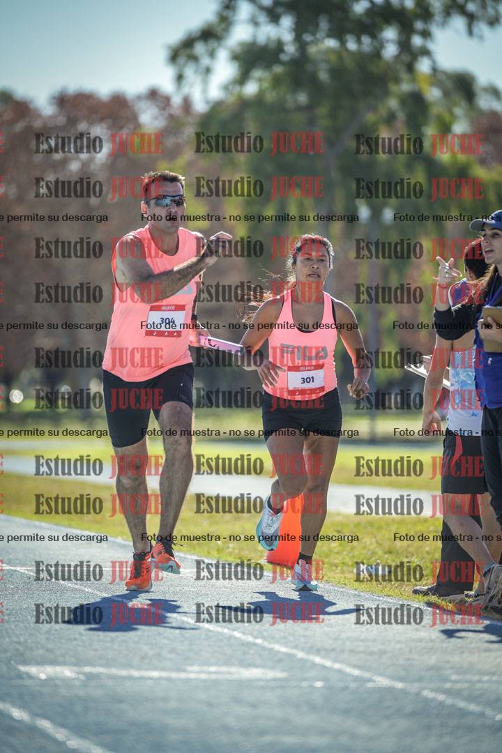 Fotos durante los relevos