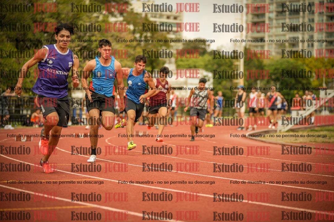 Fotos de los 200 m llanos de varones