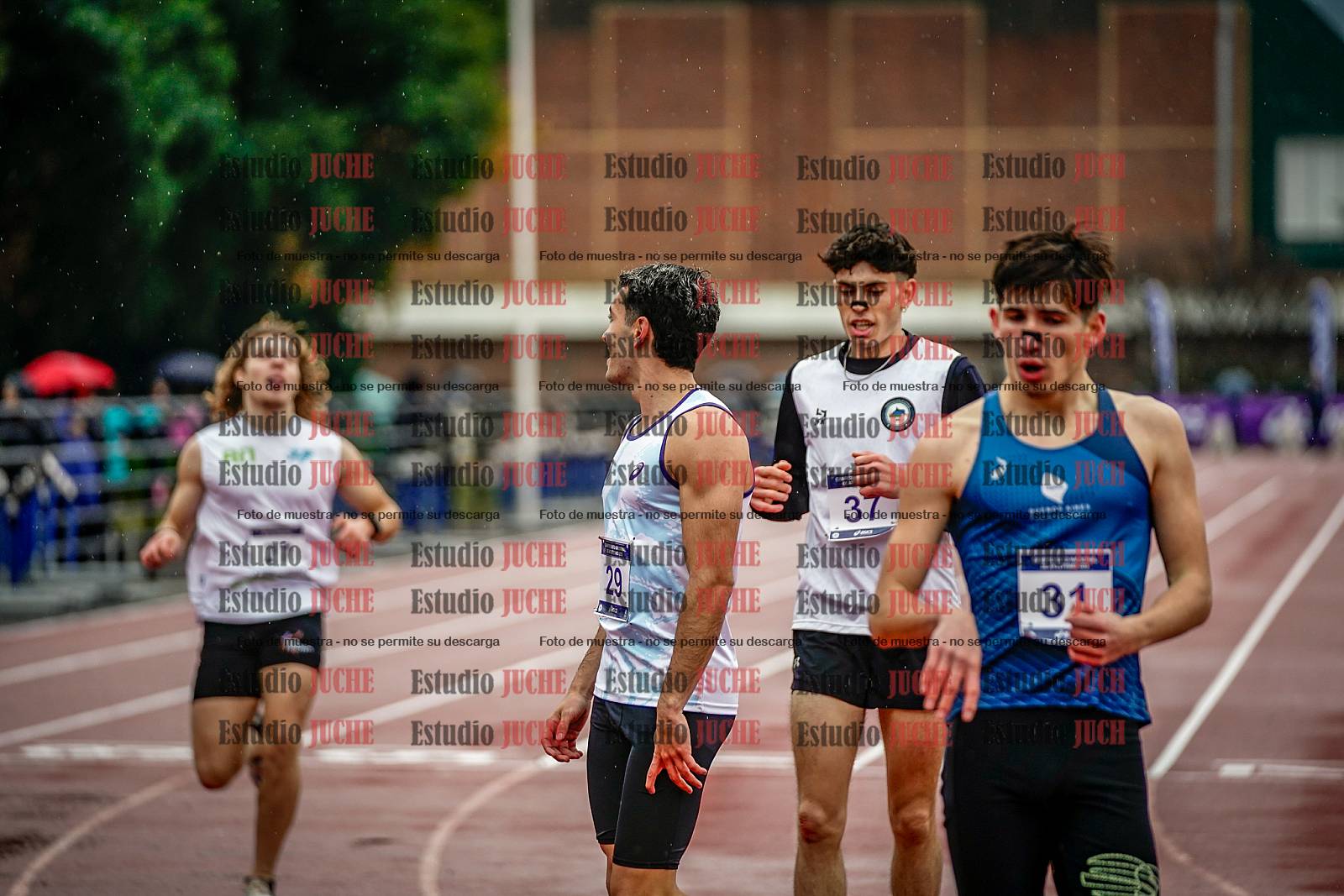 Fotos de los 400 m de varones