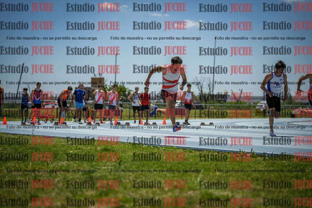 Fotos de los 100 m llanos de varones