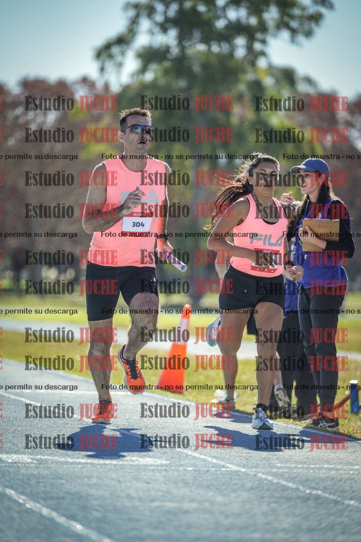 Fotos durante los relevos