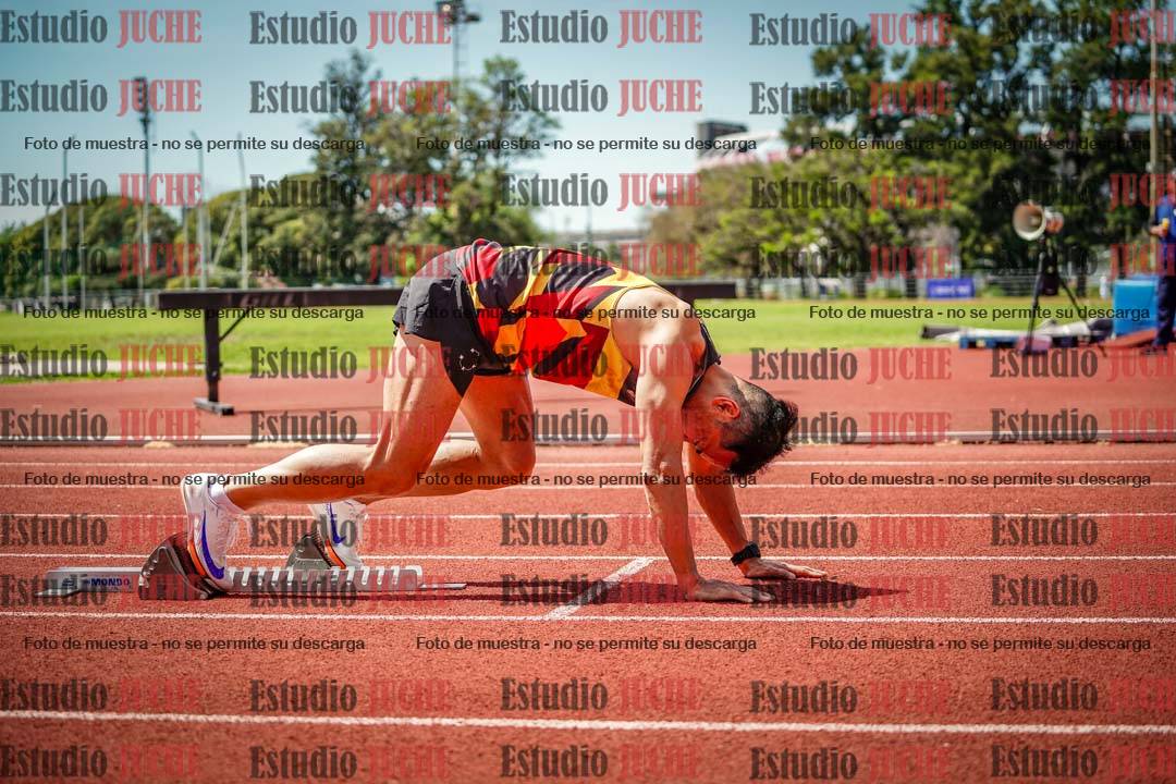 Fotos de los 400 m llanos de varones