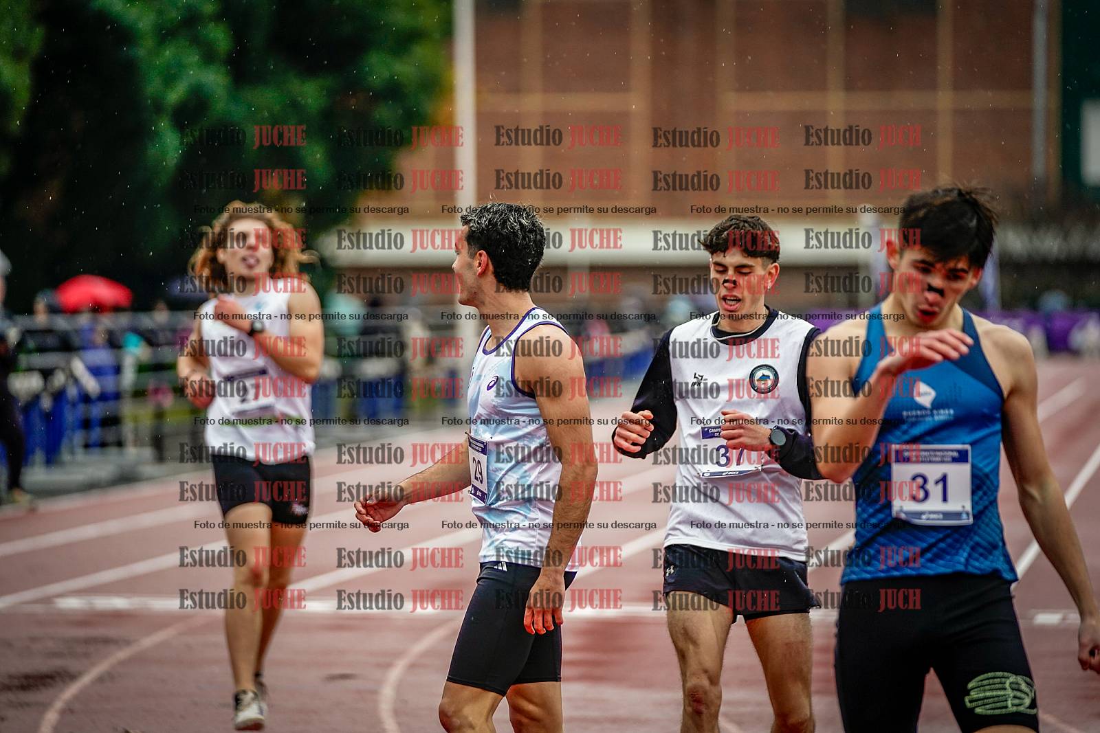 Fotos de los 400 m de varones