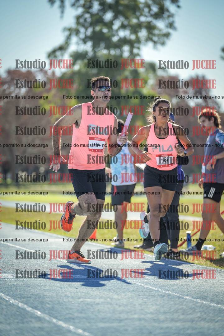 Fotos durante los relevos