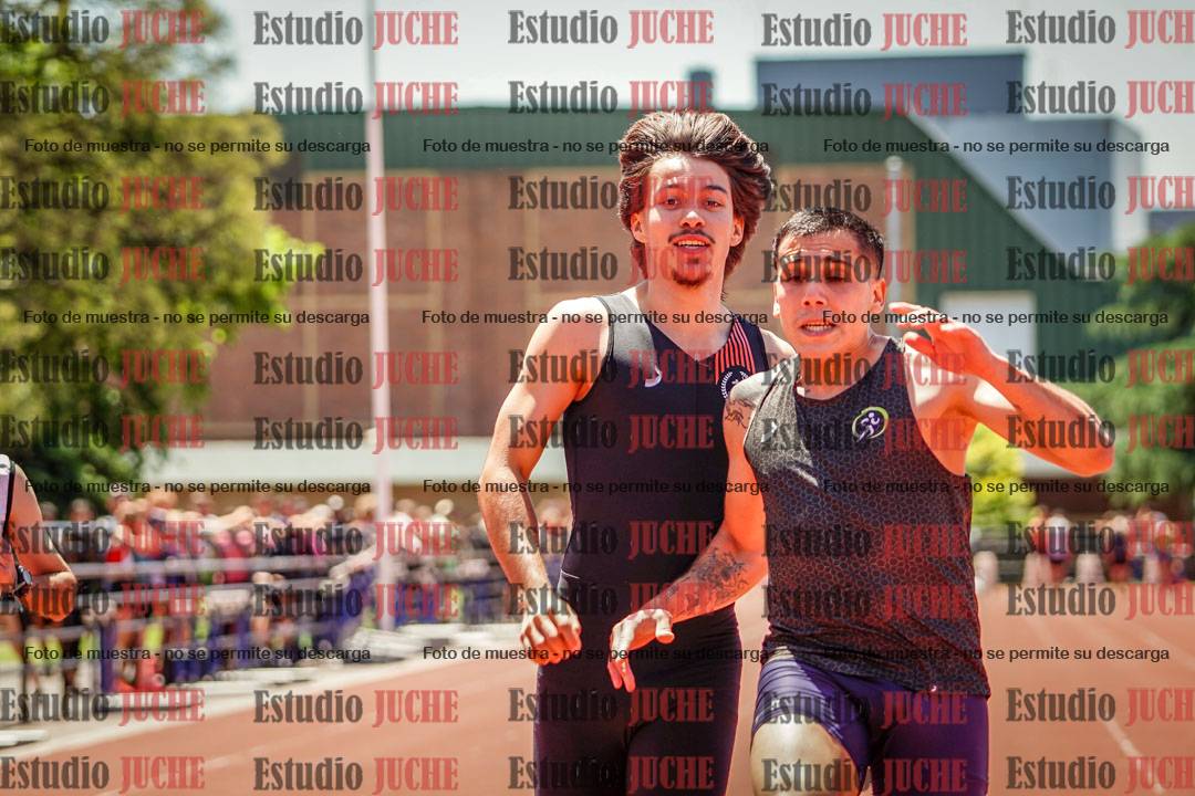 Fotos de los 100 m llanos de varones