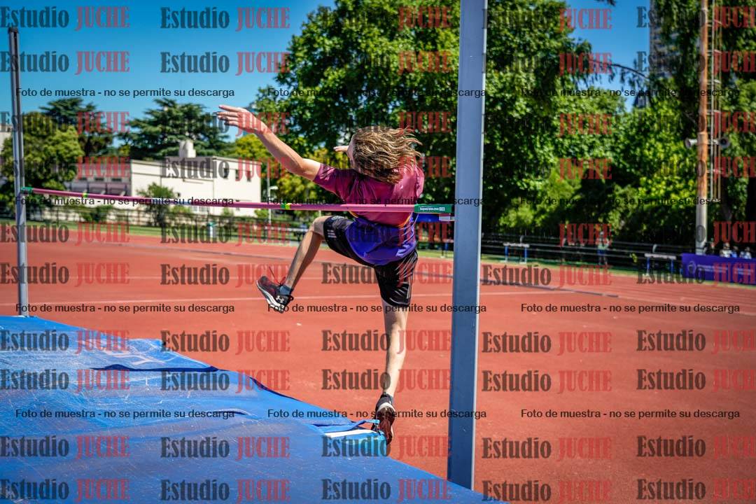 Fotos del salto en alto de varones