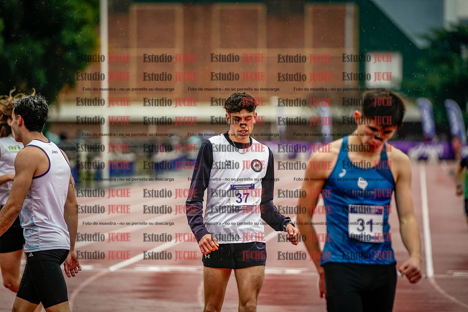 Fotos de los 400 m de varones