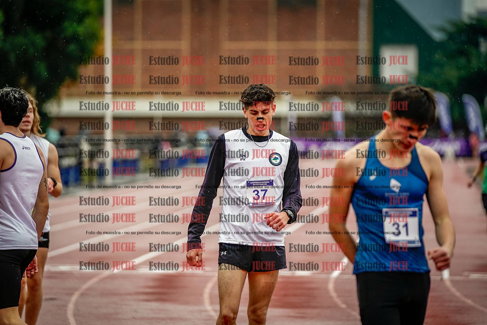 Fotos de los 400 m de varones