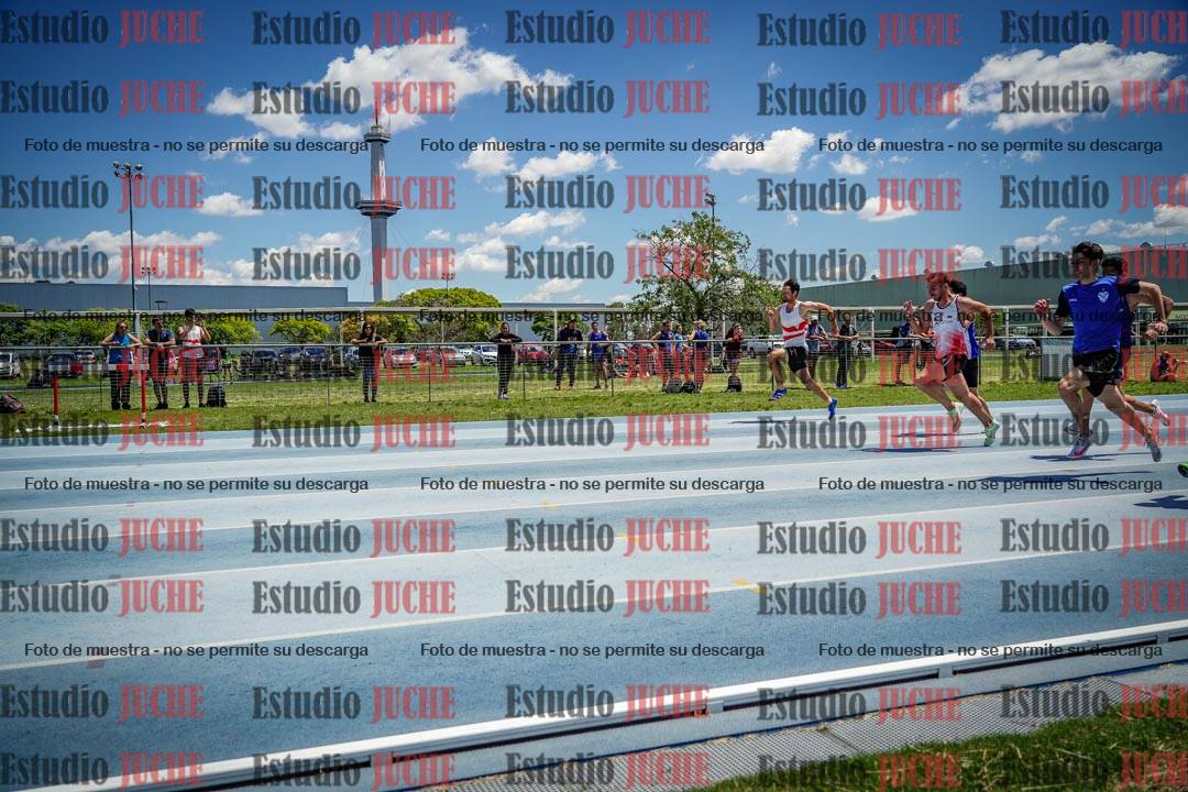 Fotos de los 100 m llanos de varones