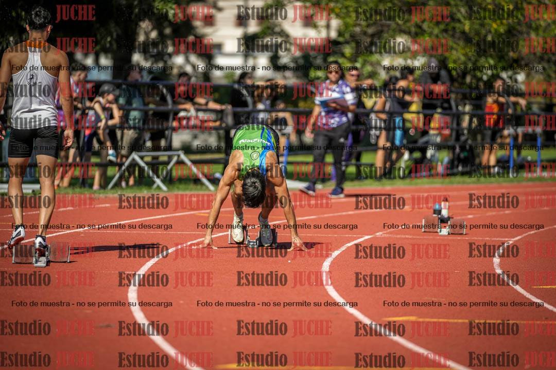 Fotos de los 200 m llanos de varones