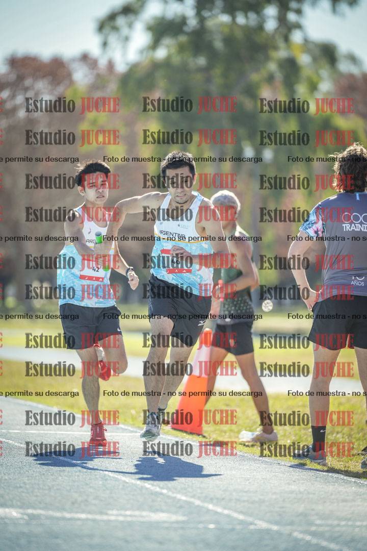 Fotos durante los relevos