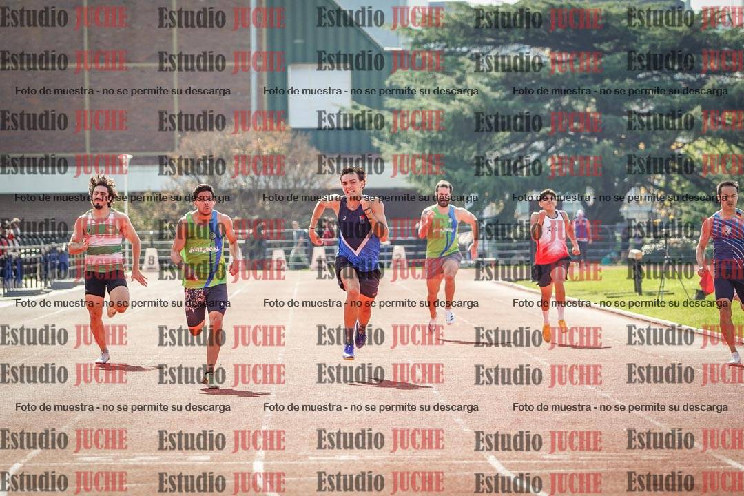 Fotos de los 200 m llanos de varones