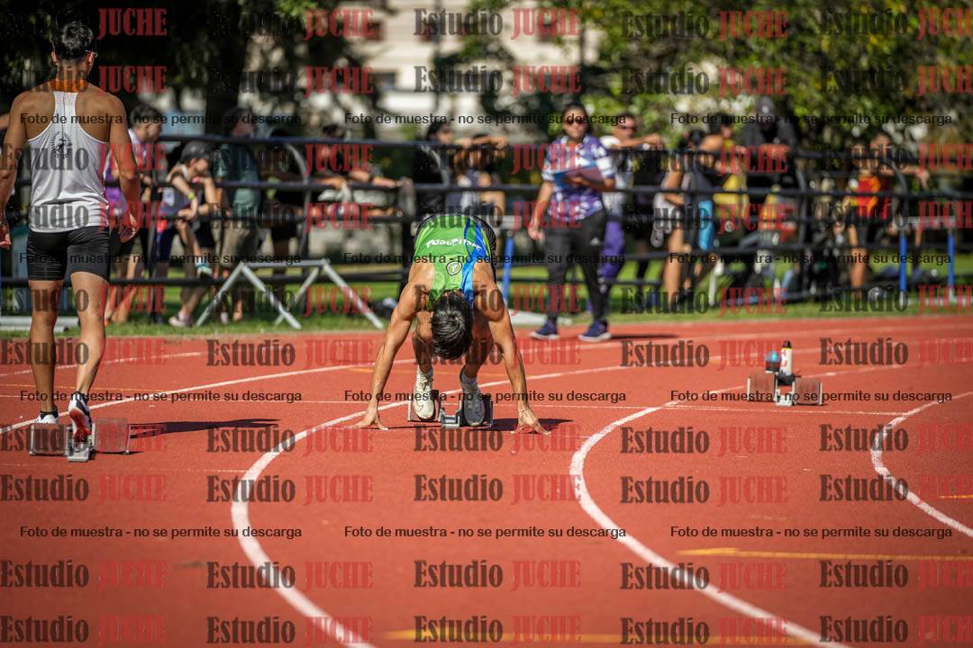 Fotos de los 200 m llanos de varones