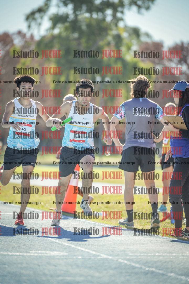 Fotos durante los relevos