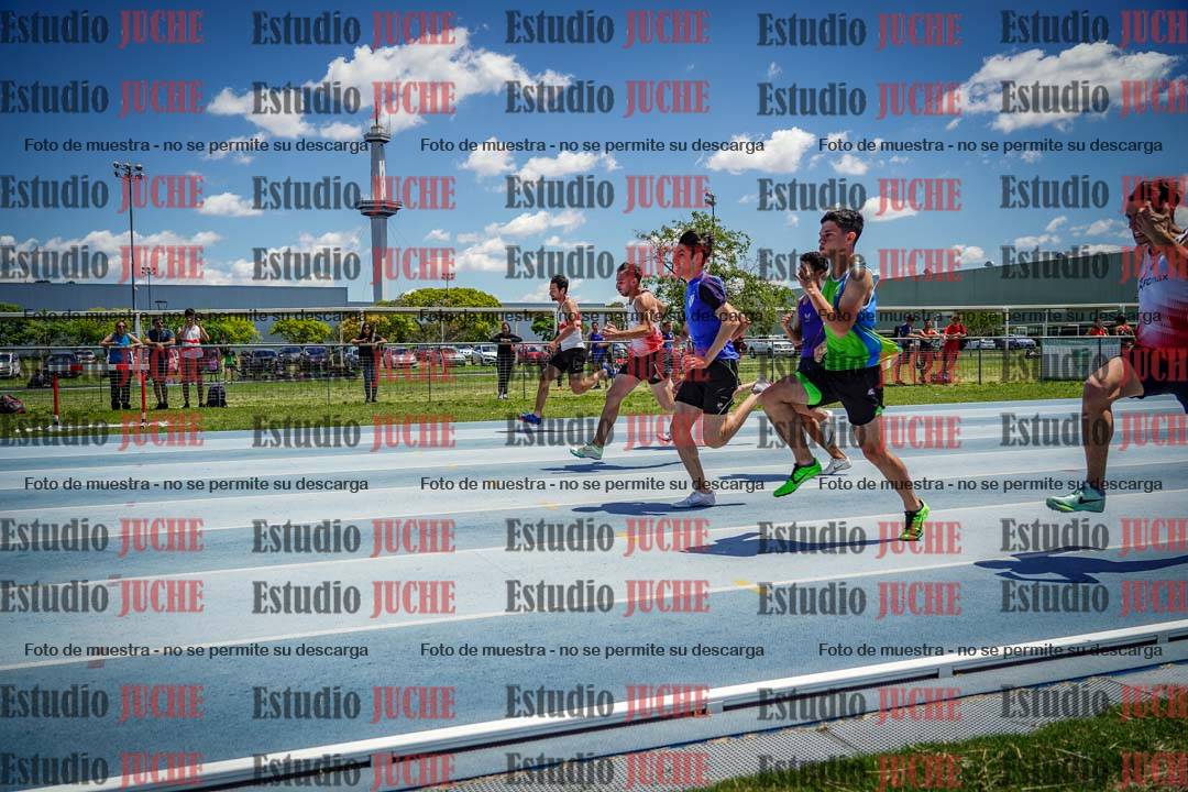Fotos de los 100 m llanos de varones