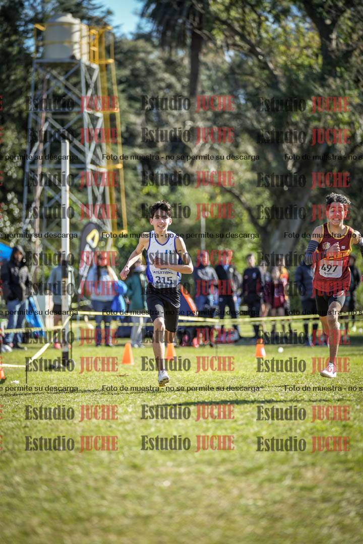 Fotos de la llegada del cross de 2000 m