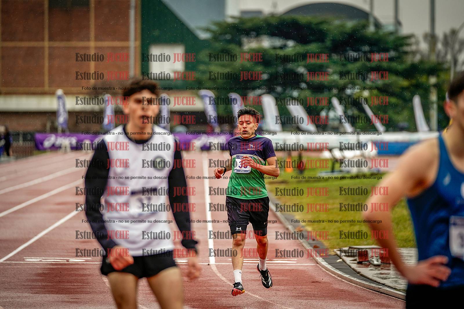 Fotos de los 400 m de varones