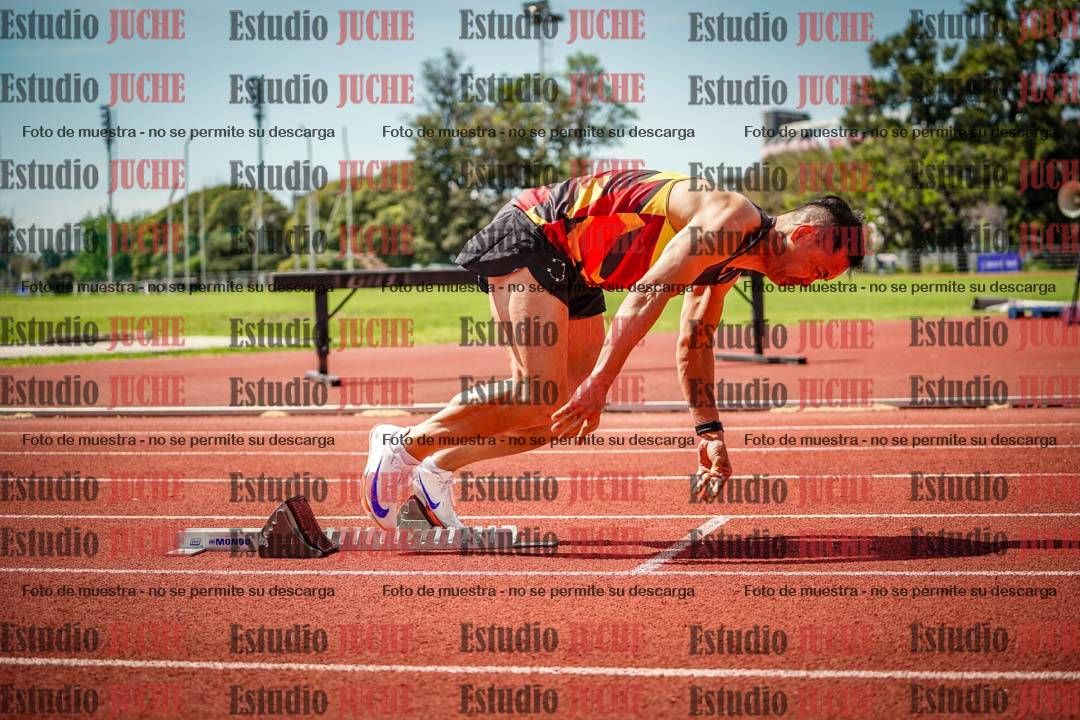 Fotos de los 400 m llanos de varones