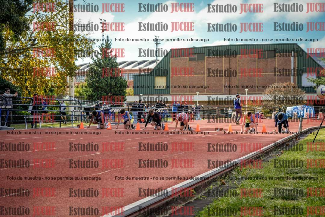 Fotos de los 80 m llanos de varones