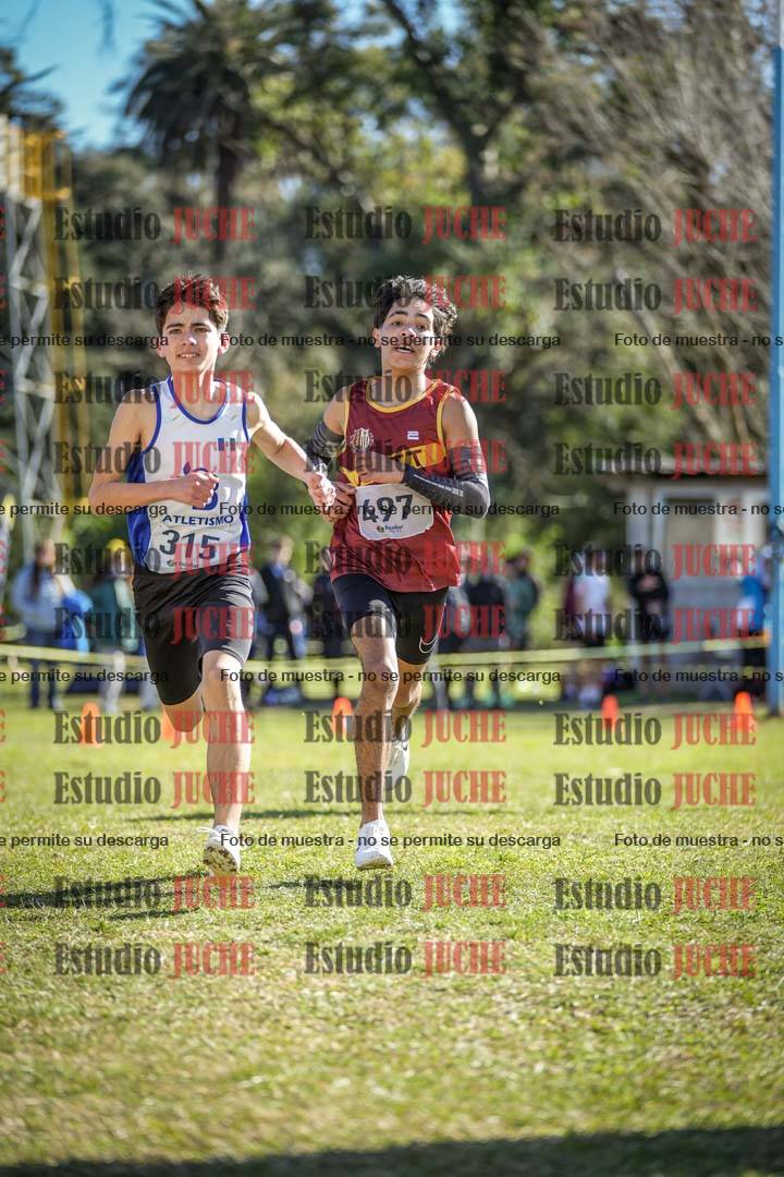 Fotos de la llegada del cross de 2000 m