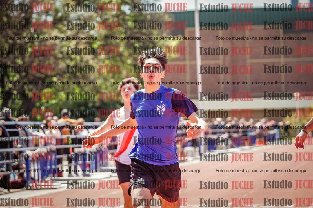 Fotos de los 100 m llanos de varones