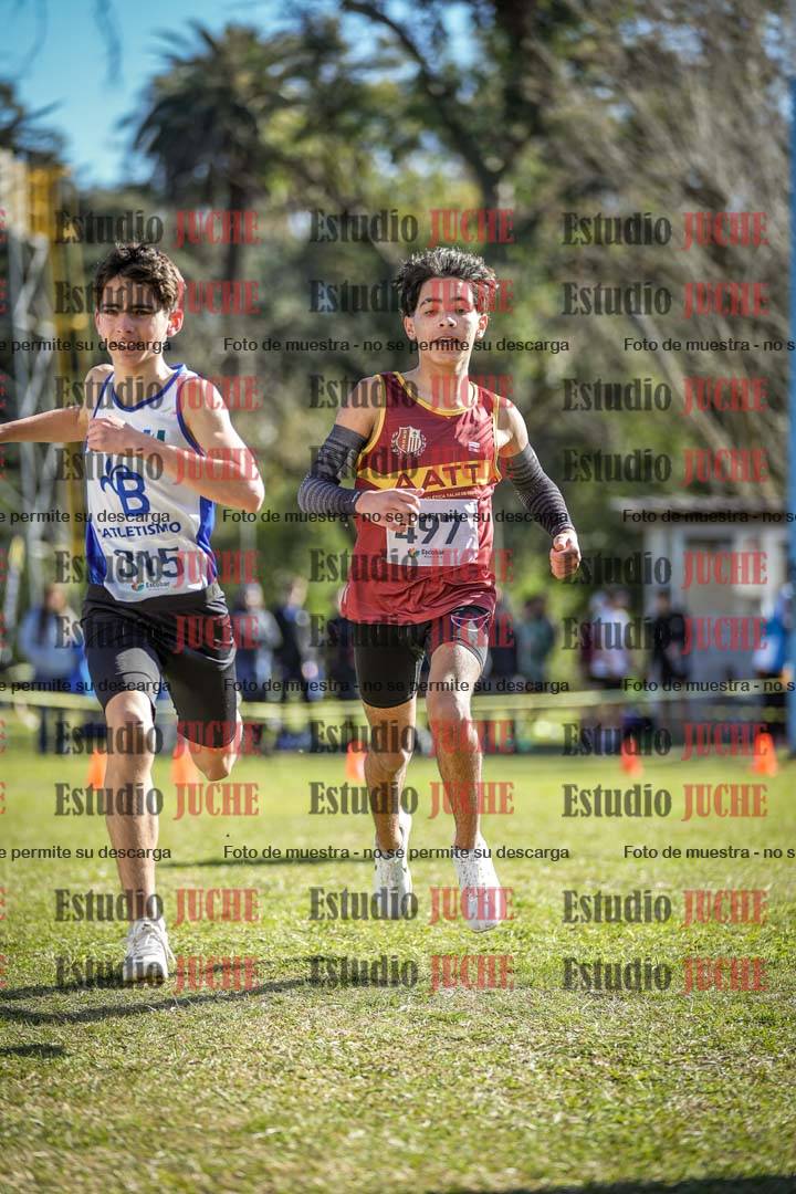 Fotos de la llegada del cross de 2000 m