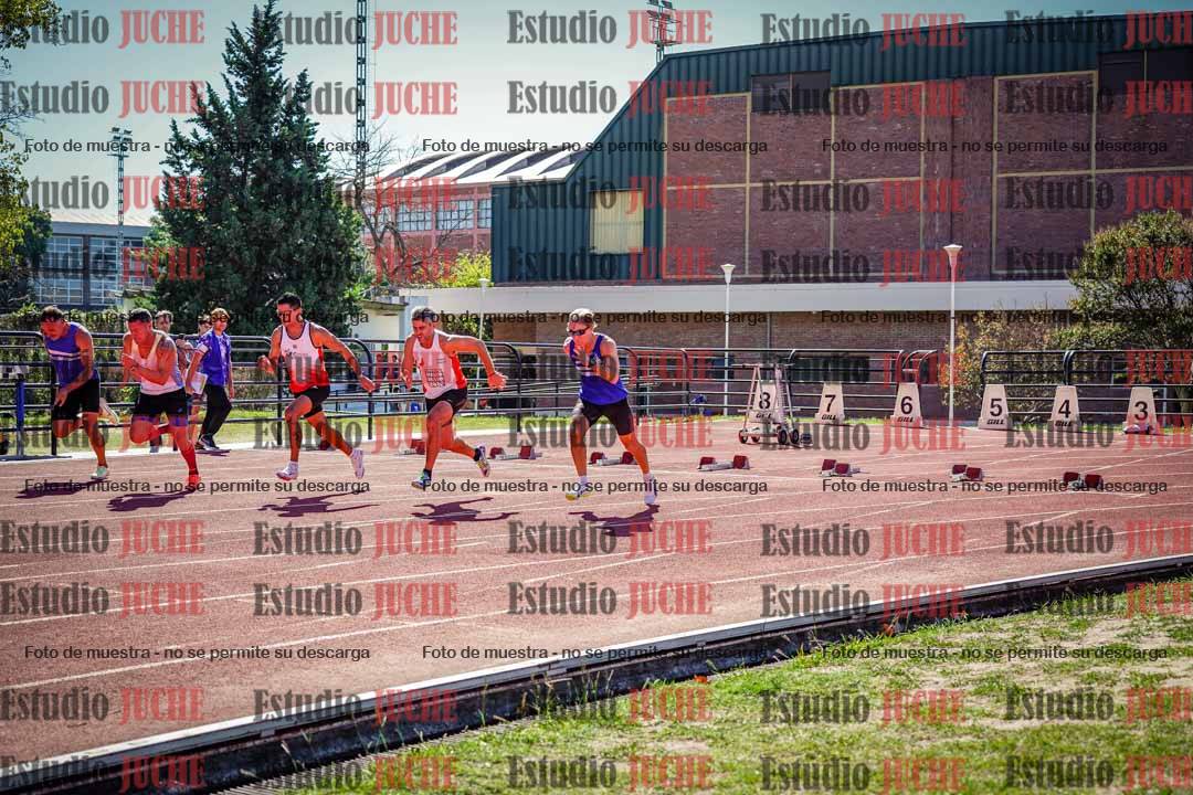Fotos de los 100 m llanos de varones