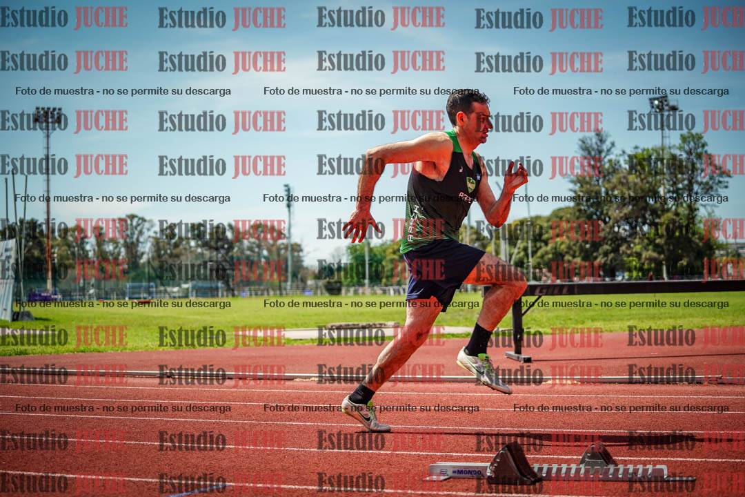 Fotos de los 400 m llanos de varones