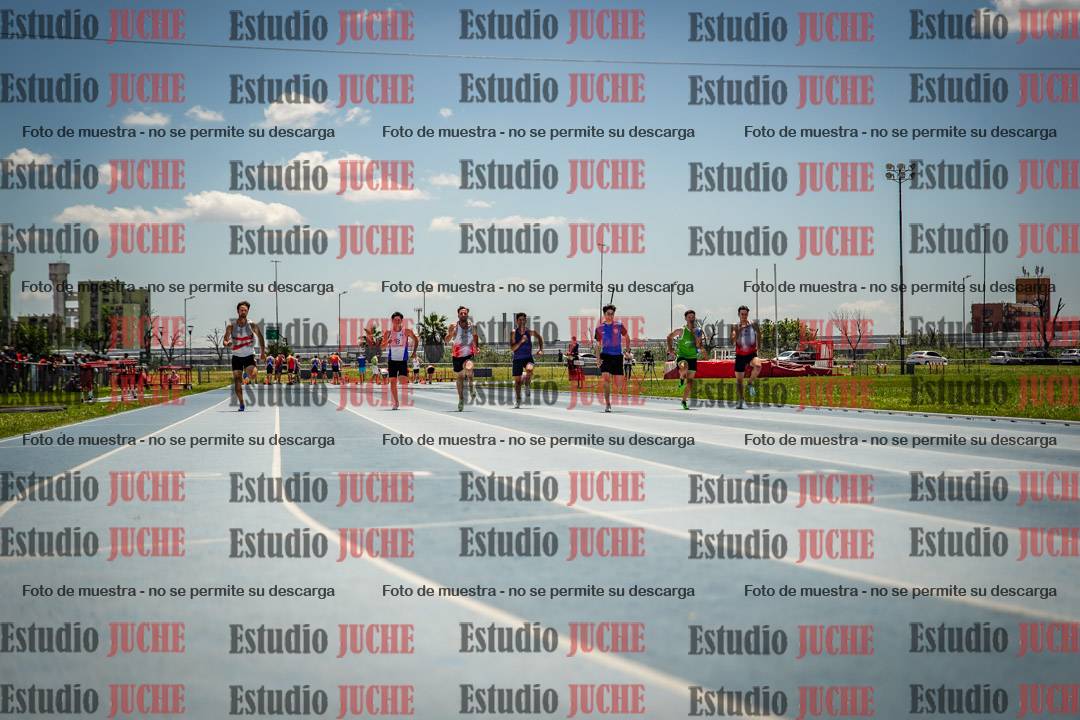 Fotos de los 100 m llanos de varones