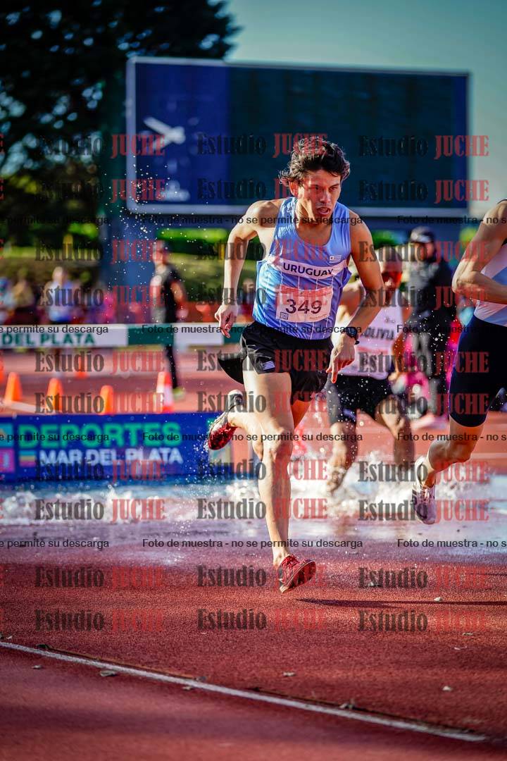 Fotos de los 3000 m con obstáculos de varones