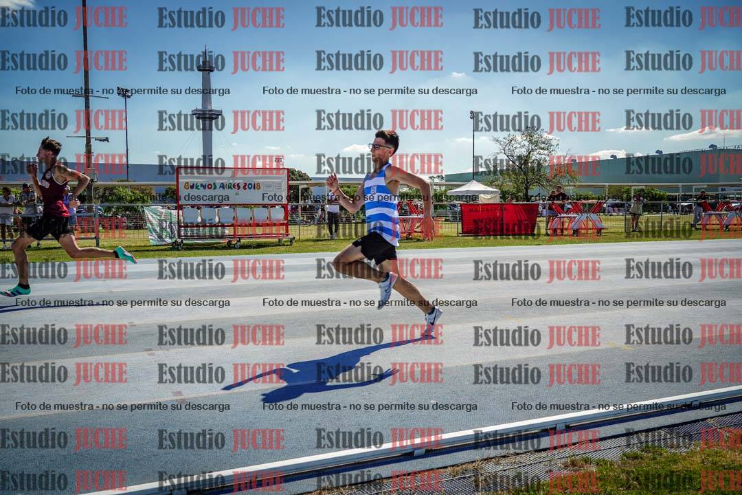 Fotos de los 100 m llanos de varones
