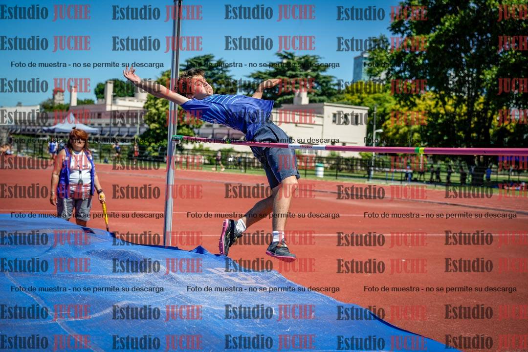 Fotos del salto en alto de varones