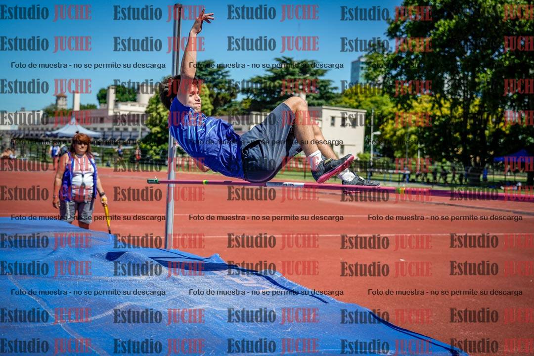 Fotos del salto en alto de varones