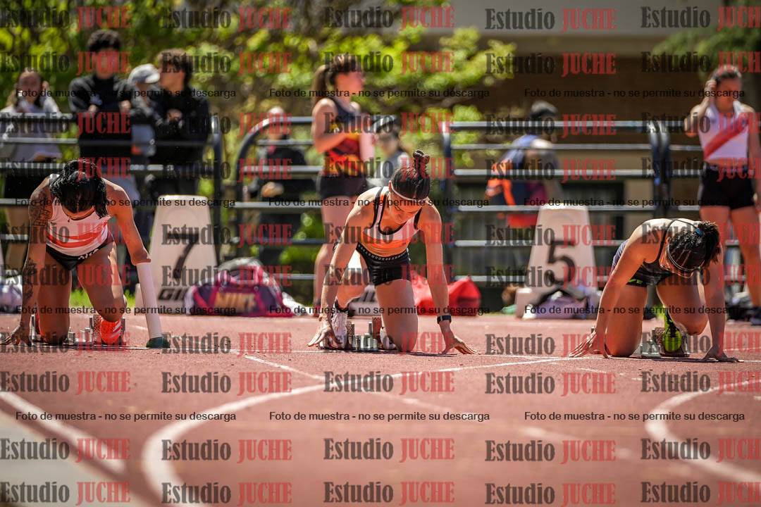 Fotos de los 100 m llanos de mujeres