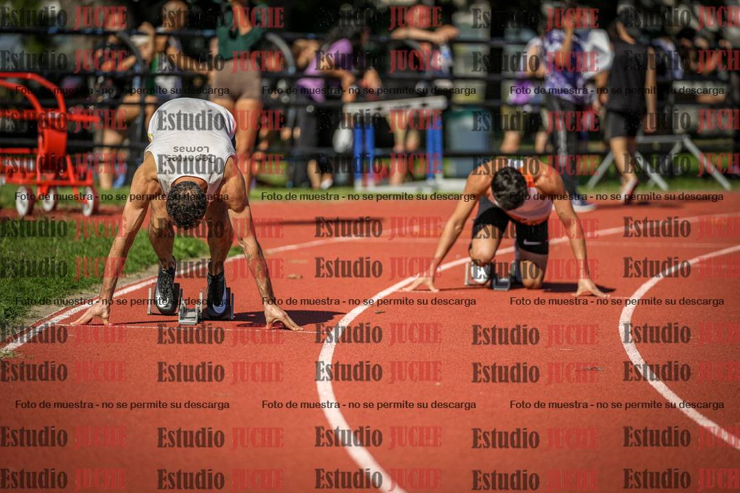 Fotos de los 200 m llanos de varones