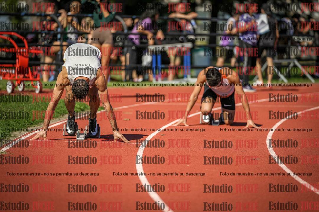 Fotos de los 200 m llanos de varones