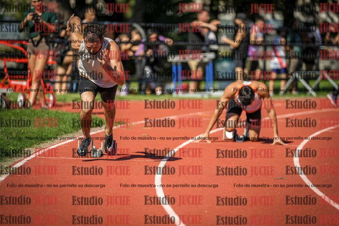 Fotos de los 200 m llanos de varones