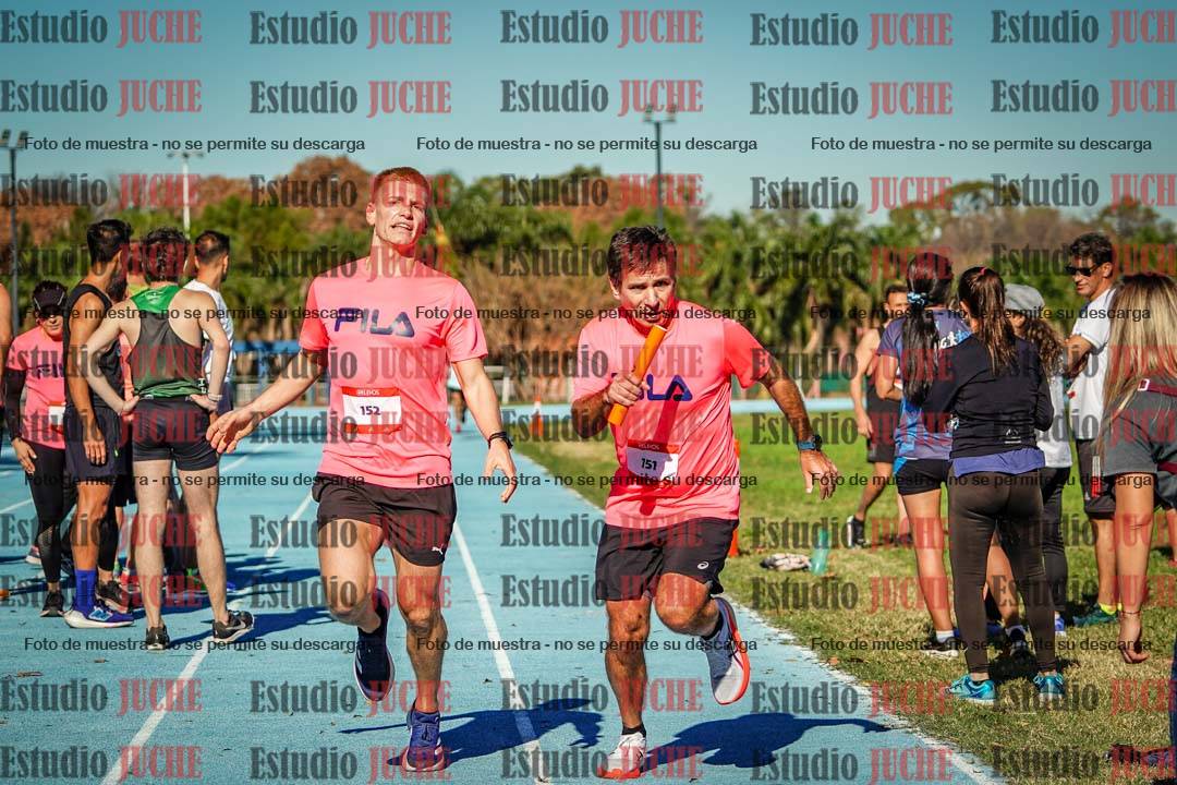 Fotos durante los relevos
