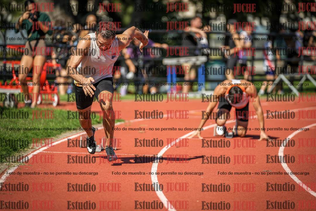 Fotos de los 200 m llanos de varones