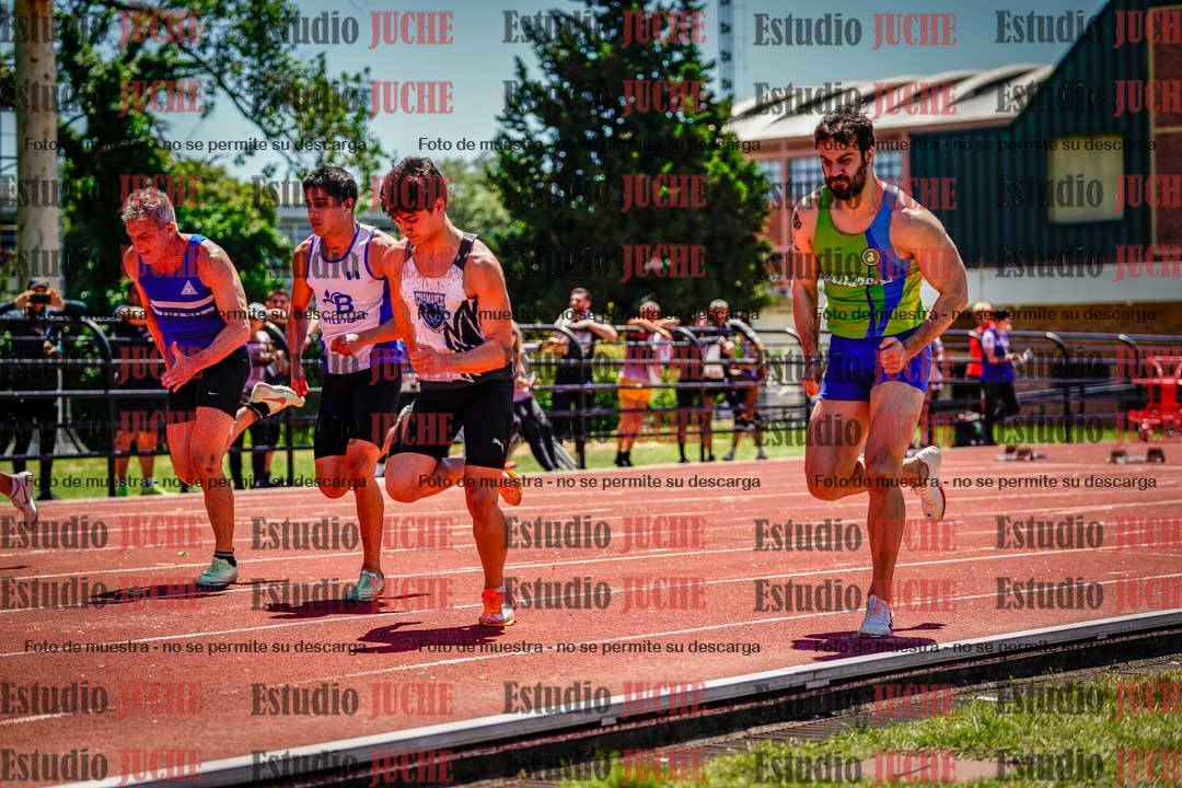 Fotos de los 100 m llanos de varones
