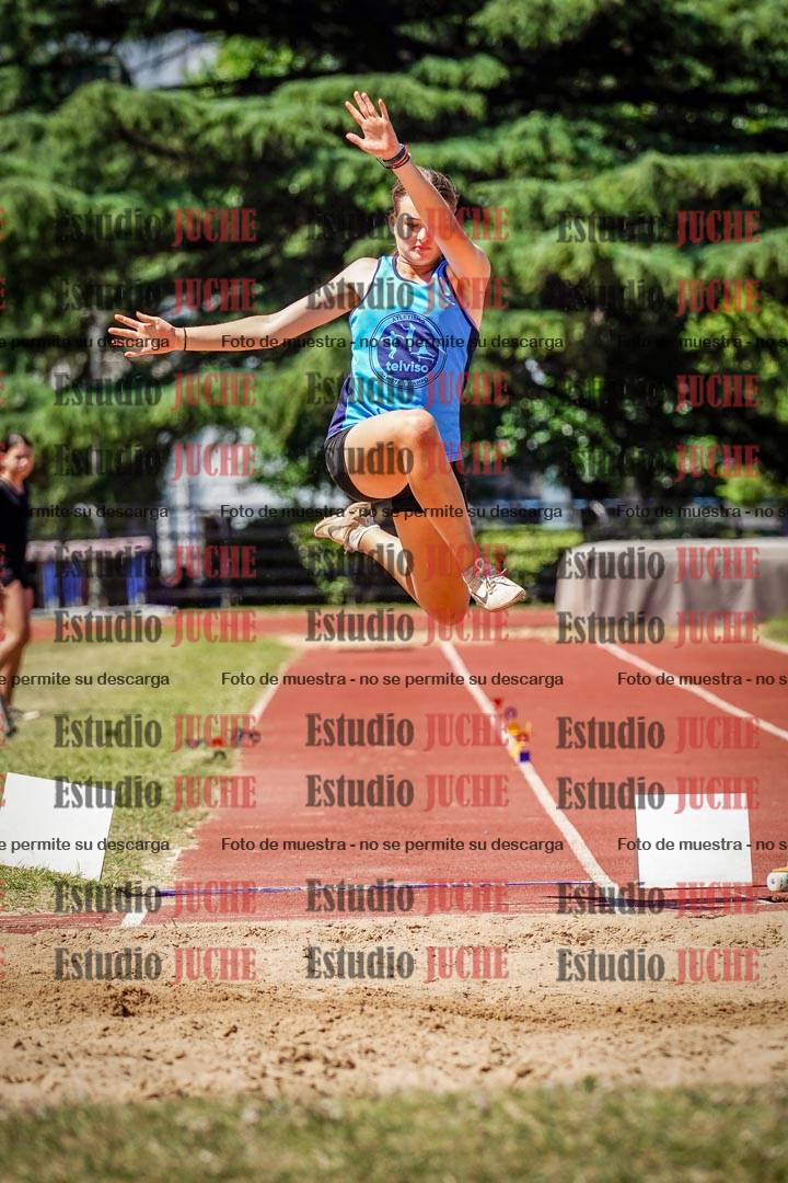 Fotos del salto en largo de mujeres - U14