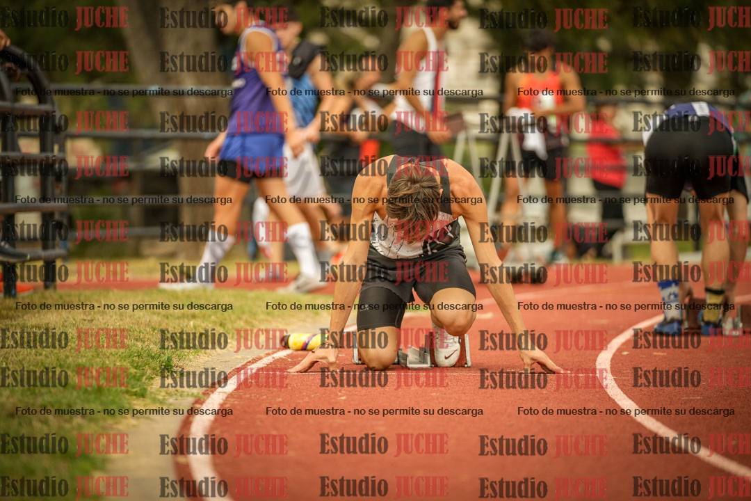 Fotos de los 200 m llanos de varones