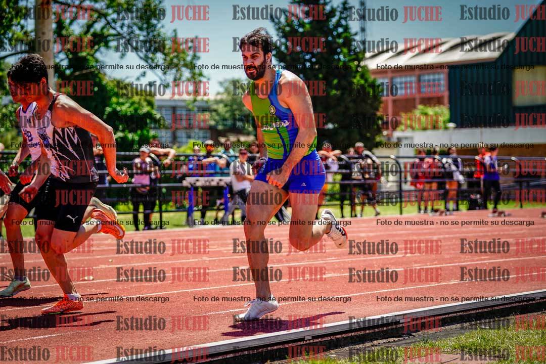 Fotos de los 100 m llanos de varones