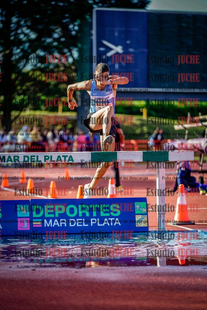 Fotos de los 3000 m con obstáculos de varones