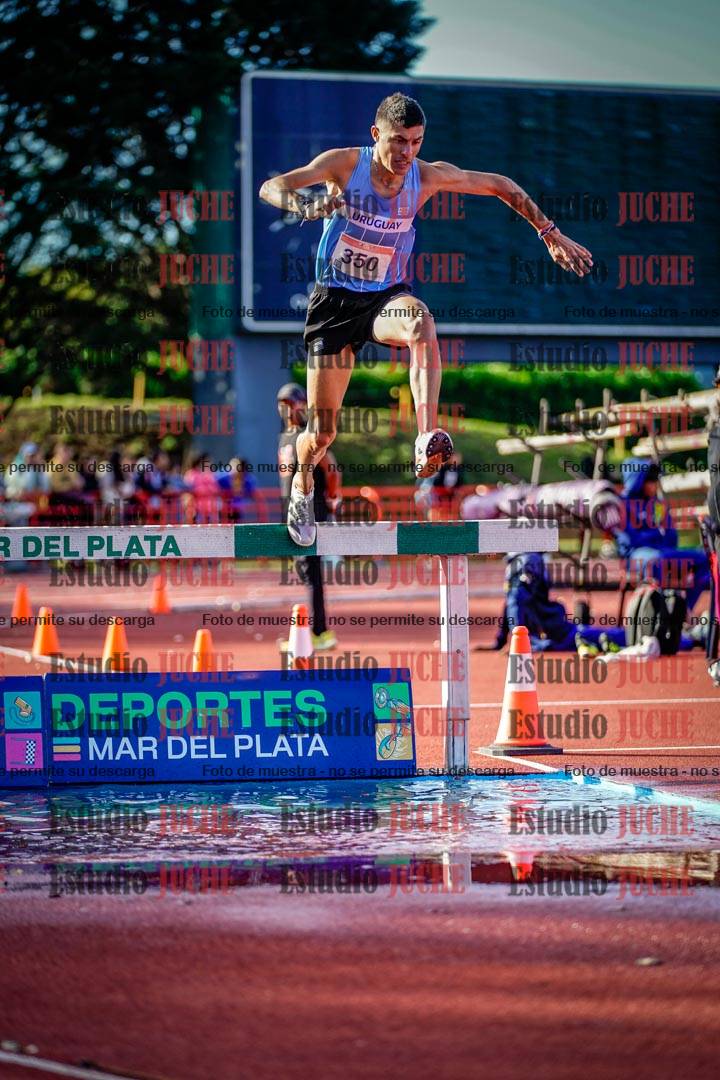 Fotos de los 3000 m con obstáculos de varones