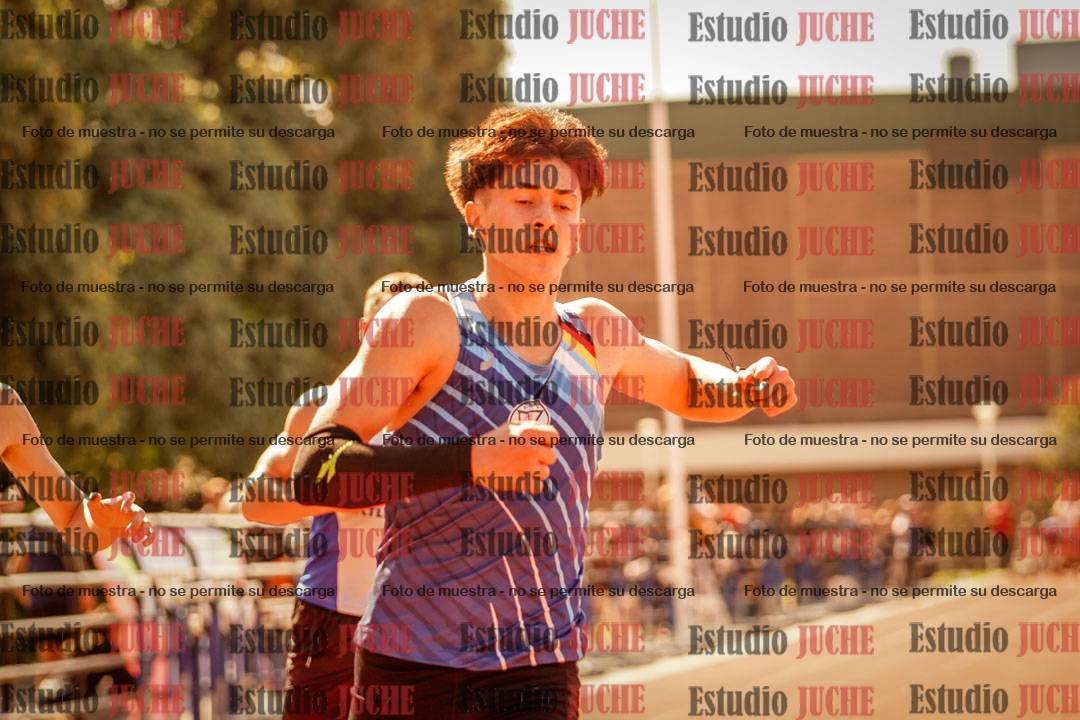 Fotos de los 100 m llanos de varones