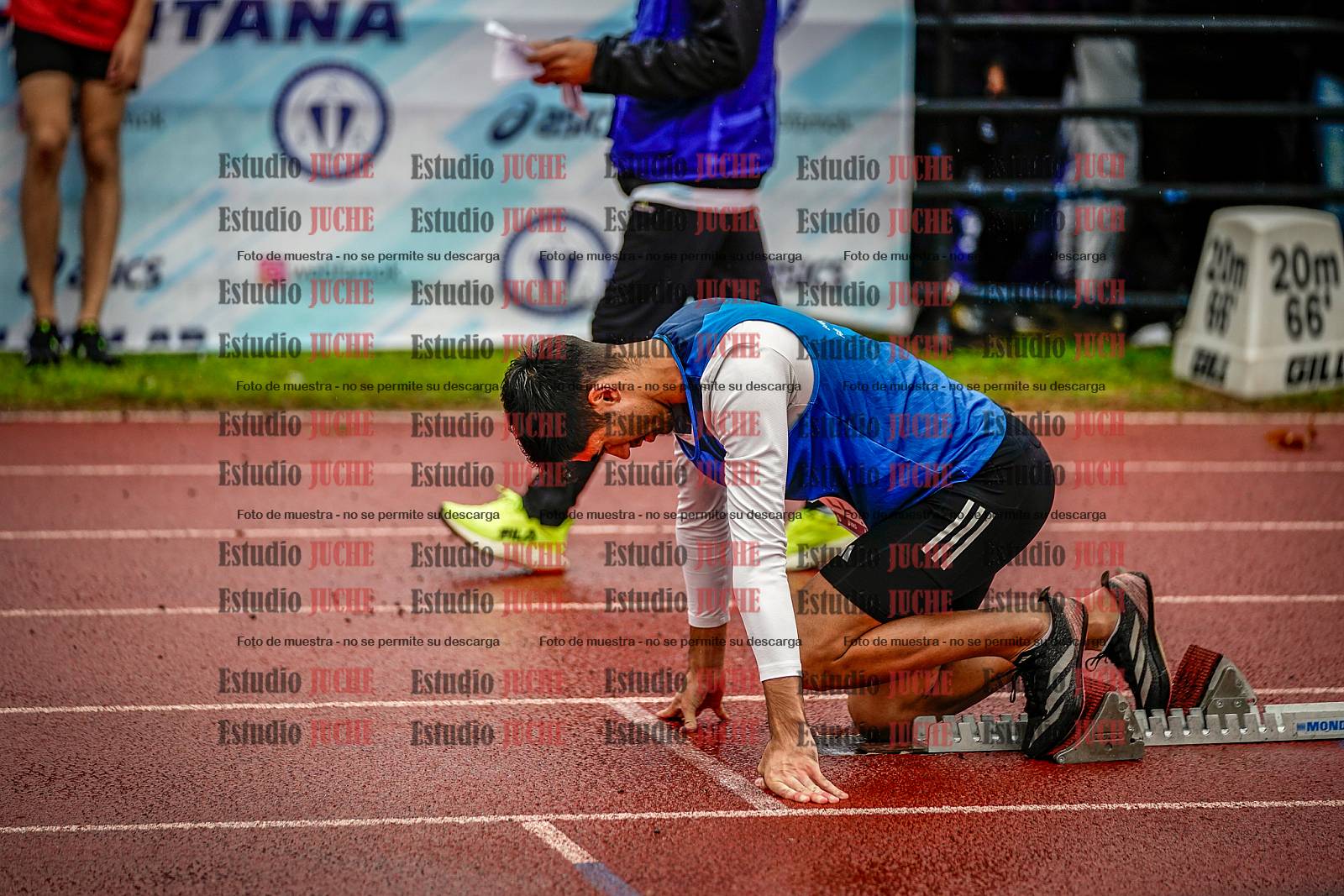 Fotos de los 400 m de varones